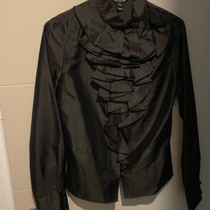 Beautiful like new St. John Evening Silk Blouse.  Size 4